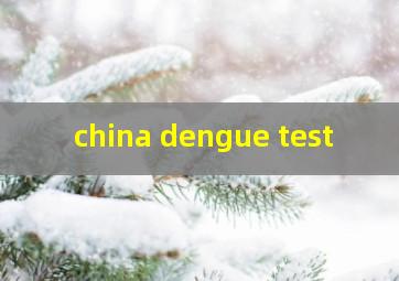  china dengue test